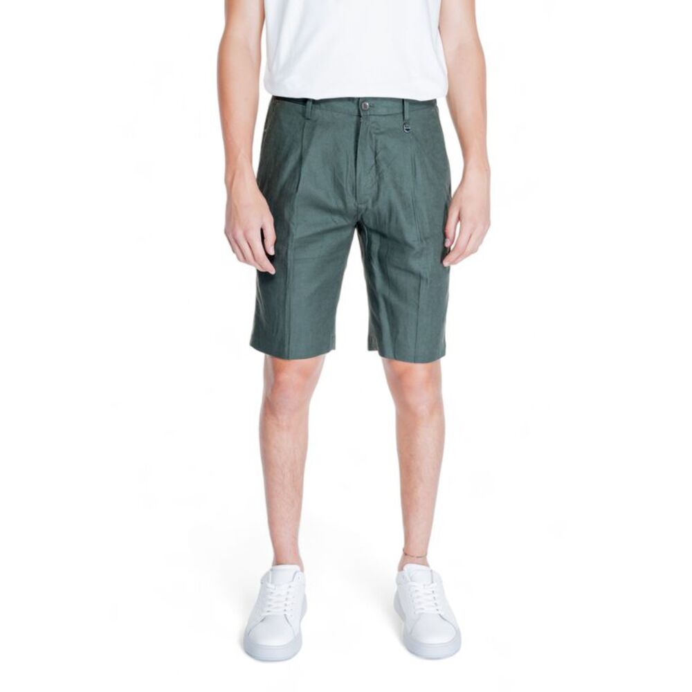 Antony Morato Linen Shorts Green Men